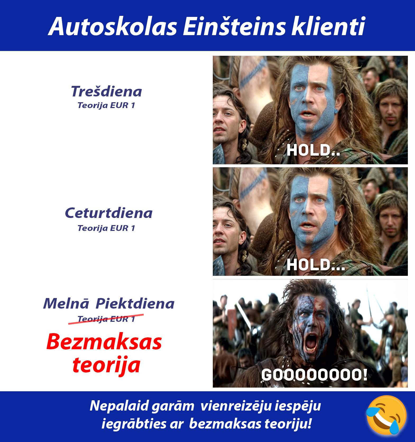 Autoskolas EInšteins klienti bezmaksas teorija