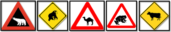 Dzīvnieku ceļa zīmes