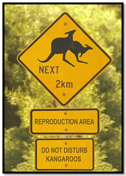 Reproduction area - ceļa zīme