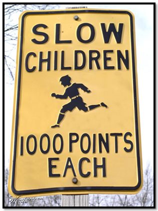 Slow children - Ceļa zīme